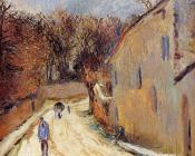 保罗 高更 : Osny, rue de Pontoise, Winter